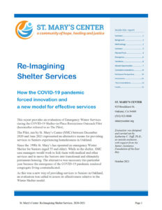 Re-Imagining Shelter Services